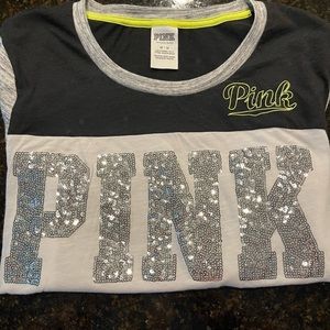 Victoria Secret Pink baseball tee